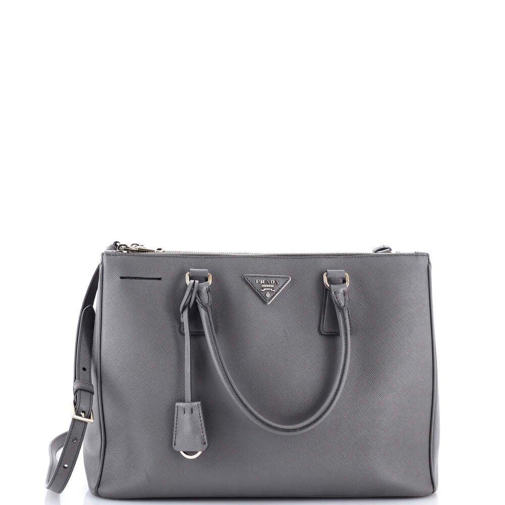 Prada Double Zip Lux Tote Saffiano #260560P10B